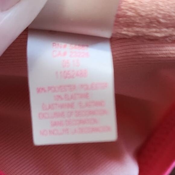 Victoria's Secret Pink Halter Top Bikini Top Swimsuit Size 34C - Picture 5 of 6